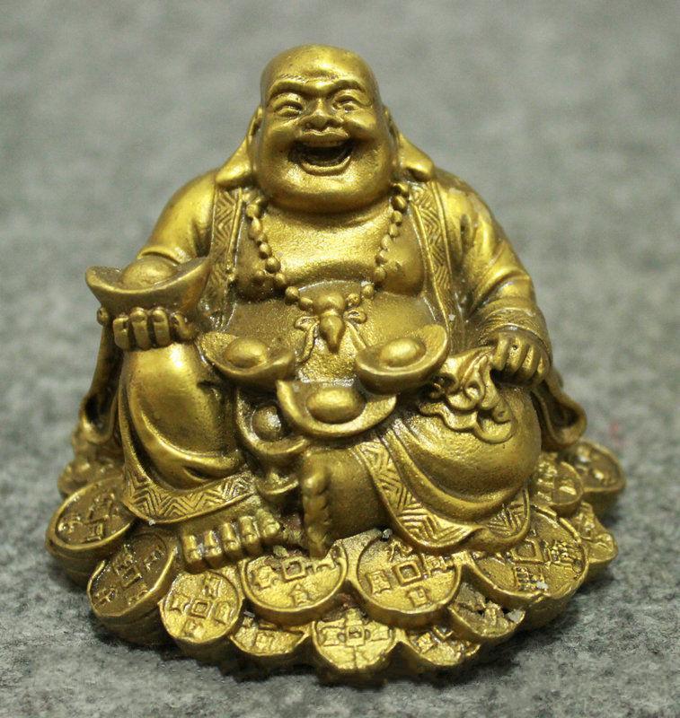 Bouddha rieur or