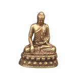 Statue de Bouddha en Laiton fond blanc