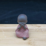 Petite Statuette Bouddha rouge