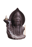 Bouddha Brûleur d'Encens blanc