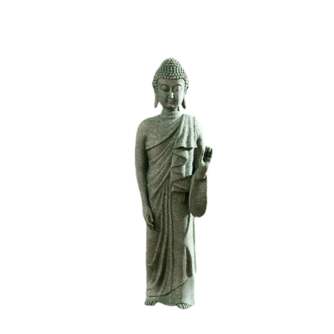 Statue Bouddha Belgique fond blanc