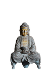 Statue de Bouddha Lotus fond blanc