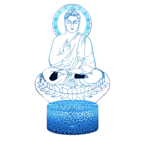 Lampe de Chevet Bouddha blanc