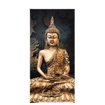 Tableau Bouddha Bronze fond blanc