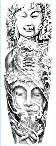 modèle tatouage bouddha
