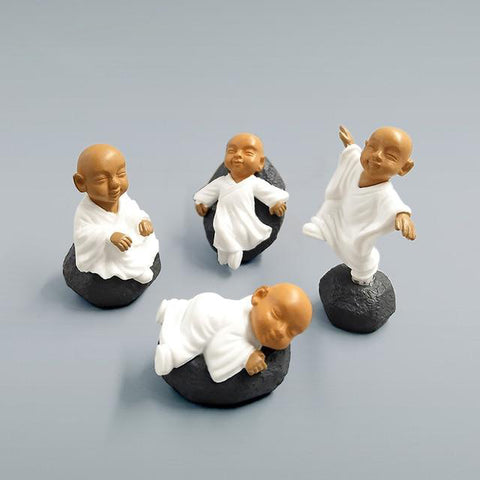 Les 4 Bouddha Blanc 