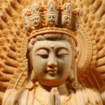 tête Statue Bouddha Avec Plusieurs Bras 