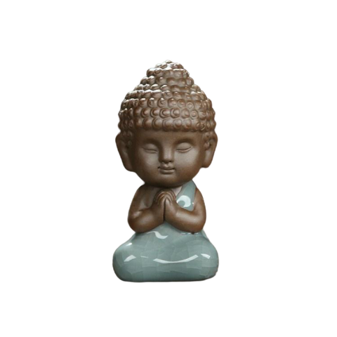 statuette du bouddha namasté 