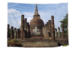tableau du temple de bouddha 