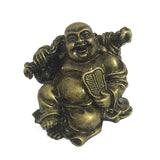 bouddha rieur en bronze