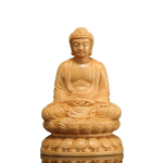 statue bouddha gautama sur fond blanc