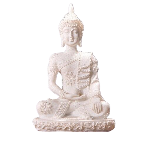 statue bouddha thaï blanc