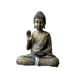 statue bouddha bouddha sur fond blanc