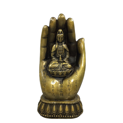 main de bouddha statue 