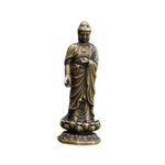 statue de bouddha debout sur fond blanc