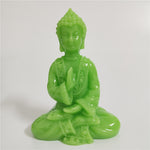 statuette bouddha jade vert