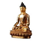 bouddha shakyamuni statue sur fond blanc