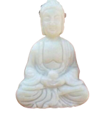 statue bouddha japon sur fond blanc