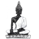 statue bouddha noir et argent