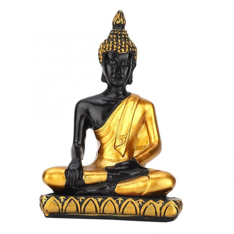 statue bouddha noir