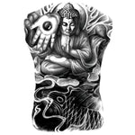 tatouage bouddha le dos bouddhiste 