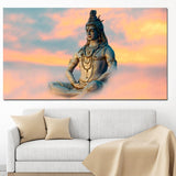 Tableau Bouddha Tathagata sur un canapé