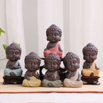 4 petite statue de bouddha or
