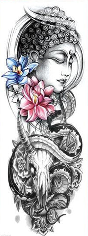 tatouage bouddha avant-bras pour homme