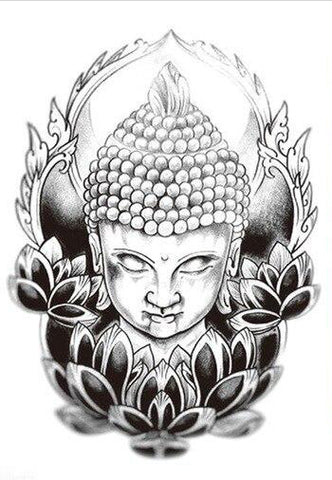 tatouage bouddha fleur de lotus