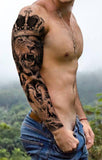 tatouage chef de meute bouddhiste sur un bras